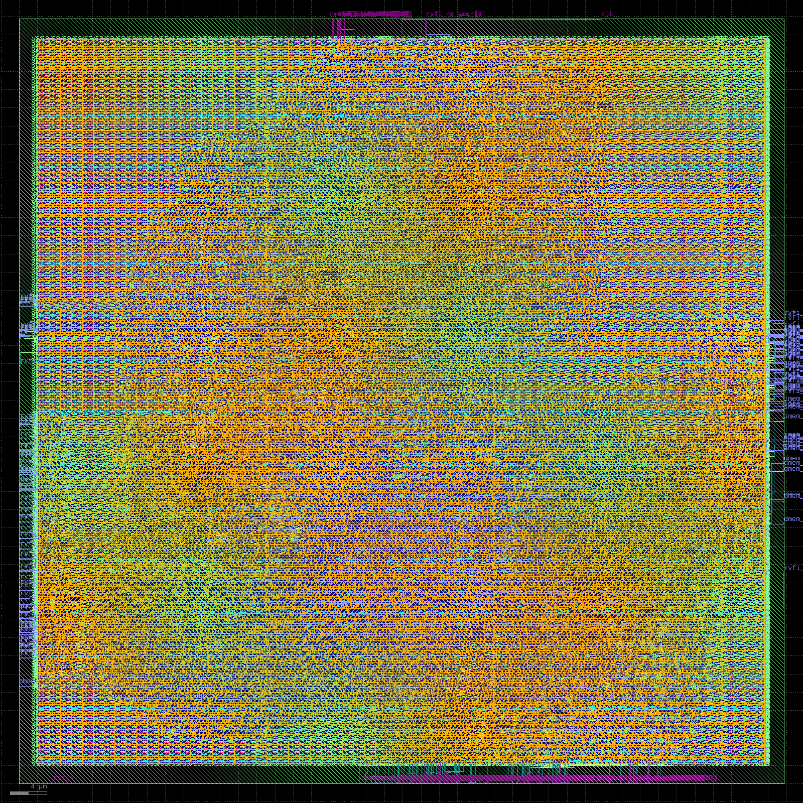 Routed GDS layout of AgentCore